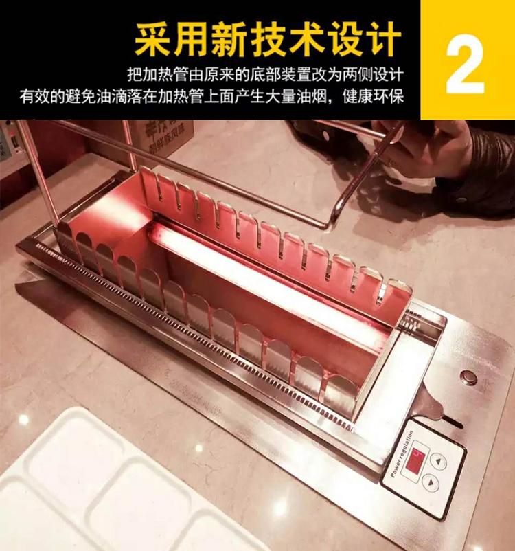 開室內無煙燒烤店為什么都北京京建鵬達燒烤設備